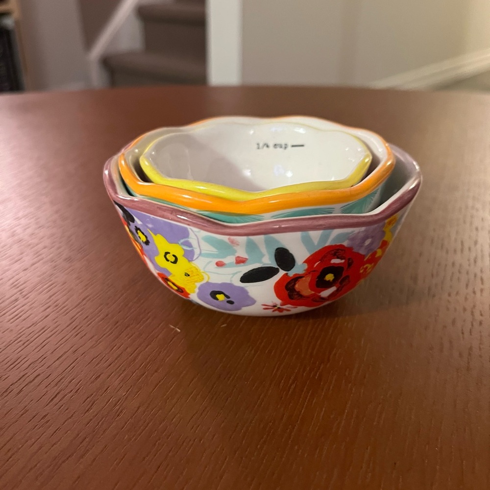 The Pioneer Woman Floral measuring Bowls - Multicolor